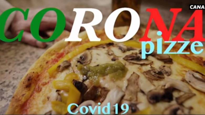 Κορωνοϊός: Σάλος με σατιρικό βίντεο για τη νέα... πίτσα Corona