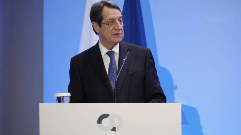 Αναστασιάδης: «Μπλόκο» στην ενταξιακή πορεία της Τουρκίας αν δεν σταματήσει την επιθετικότητα