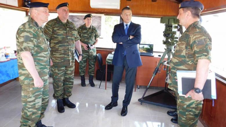 Στον Έβρο ο Στεφανής - Επιθεώρησε τις μονάδες επιτήρησης των συνόρων