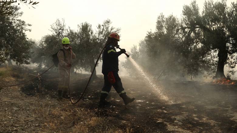 Ο χάρτης πρόβλεψης κινδύνου πυρκαγιάς για σήμερα Σάββατο 