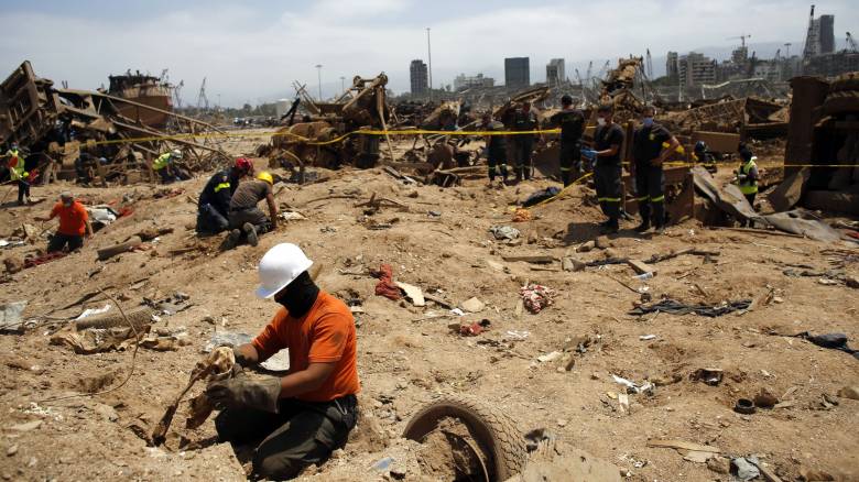 Έκρηξη στον Λίβανο: Διαδήλωση στο κέντρο της Βηρυτού