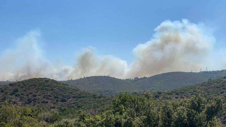 Φωτιά στη Νέα Μάκρη: Ενισχύθηκαν οι δυνάμεις - Σε ισχύ κυκλοφοριακές ρυθμίσεις