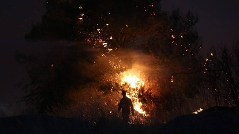 Φωτιά Εύβοια: Καίγονται σπίτια στην Κεράμεια - Νέα εκκένωση διά θαλάσσης της Αγίας Άννας