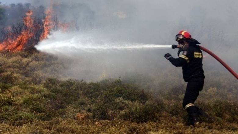 Φωτιά στη Σάμο: Επίγειες και εναέριες δυνάμεις στο σημείο