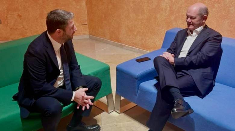 Ανδρουλάκης - Σολτς: Μαζί για μια ισχυρή σοσιαλδημοκρατία στην Ευρώπη των λαών