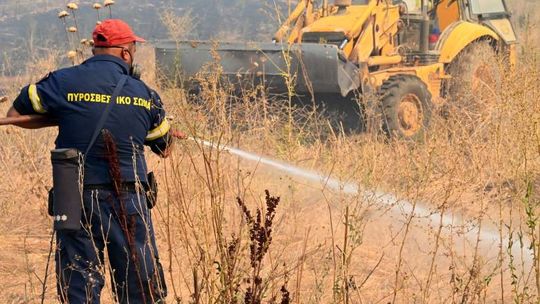 Παξοί: Πυρκαγιά σε δύσβατη περιοχή - Άμεση η επέμβαση της Πυροσβεστικής