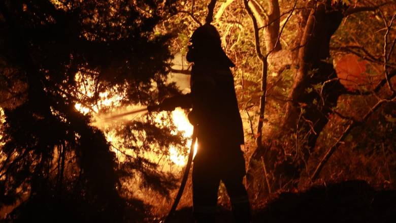 Φωτιά στη Μάνη Λακωνίας - Συναγερμός στο χωριό Άλικα