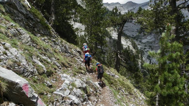 Χωρίς τις αισθήσεις της εντοπίστηκε η πεζοπόρος στον Όλυμπο