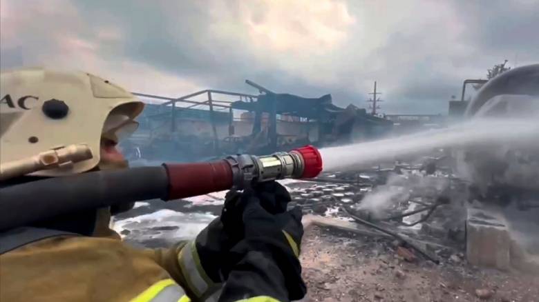 Πυρκαγιά σε ναυπηγείο στο Καλίνινγκραντ της Ρωσίας