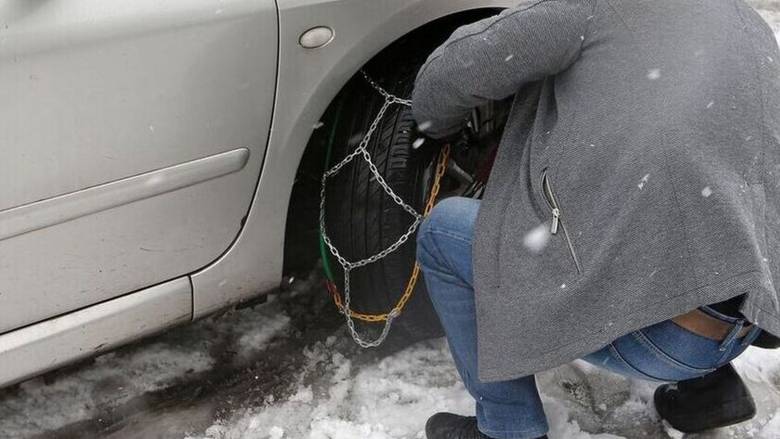 Υποχρεωτικές οι αλυσίδες σε Χαλκιδική, Ημαθία, Πέλλα και ορεινή Πιερία