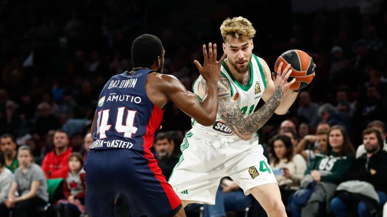 Μπασκόνια - Παναθηναϊκός  91 - 77: Δεύτερη ήττα για το «τριφύλλι» στην Ισπανία