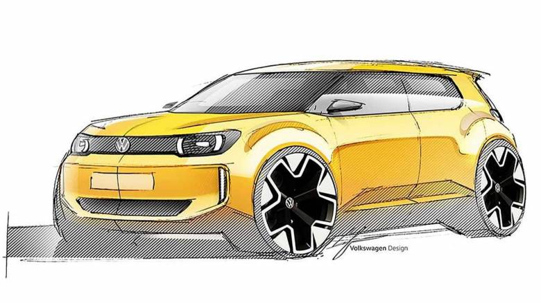 Τα πρώτα επίσημα σκίτσα του πρωτότυπου του πιο μικρού Volkswagen, του ID. 1