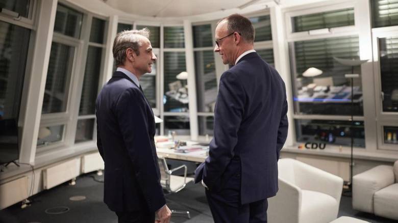 Μητσοτάκης σε Μερτς: «Η νίκη του CDU είναι σημαντική για το ΕΛΚ και την Ευρώπη»