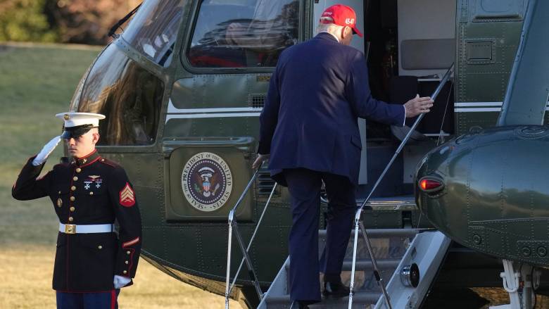 Εκτροπή πτήσεων για την αναχώρηση του Τραμπ με το ελικόπτερο - Τα νέα μέτρα ασφαλείας