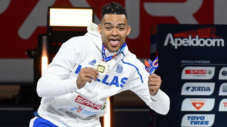 Χρυσό μετάλλιο για τον Καραλή στο επί κοντώ και νέος πρωταθλητής Ευρώπης στον κλειστό στίβο