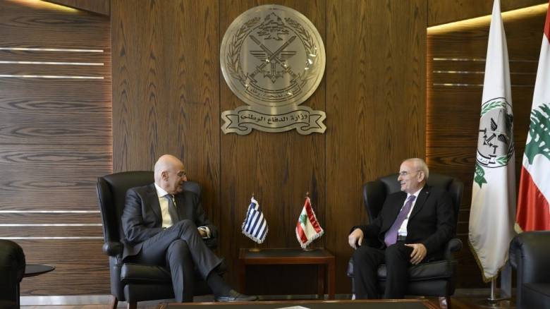 Δένδιας από Βηρυτό: Η Ελλάδα στηρίζει την ευημερία και ασφάλεια στον Λίβανο