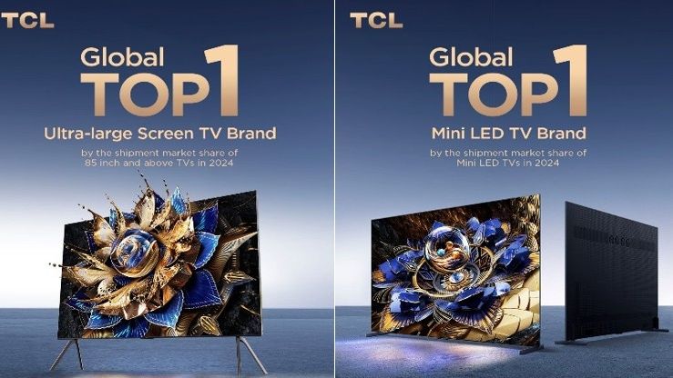 Η TCL Κατακτά Παγκόσμια Τριπλή Πρωτιά στις Παραδόσεις Τηλεοράσεων σε Βασικές Κατηγορίες