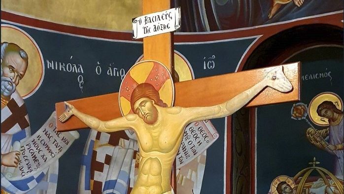 Στον ναό του Αγίου Γεωργίου στην Ξάνθη φυλάσσεται εικόνα του Εσταυρωμένου του Φώτη Κόντογλου