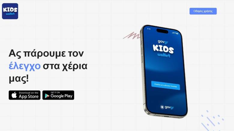 «Ας πάρουμε τον έλεγχο στα χέρια μας»: Διαθέσιμη από σήμερα η εφαρμογή «Kids Wallet»