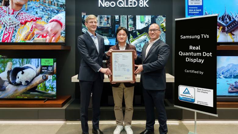 Οι τηλεοράσεις Samsung QLED λαμβάνουν πιστοποίηση  «Real Quantum Dot Display» από την TÜV Rheinland