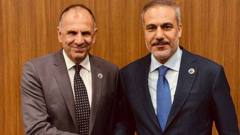 Συνάντηση Γεραπετρίτη - Φιντάν: Στην ατζέντα το πλαίσιο συνεργασίας Ελλάδας - Τουρκίας