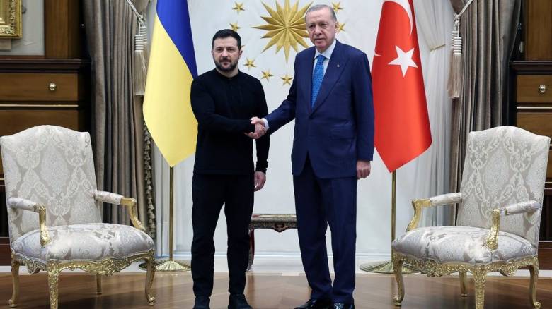 Ξεκίνησε η συνάντηση του Ερντογάν με τον Ζελένσκι στην Άγκυρα