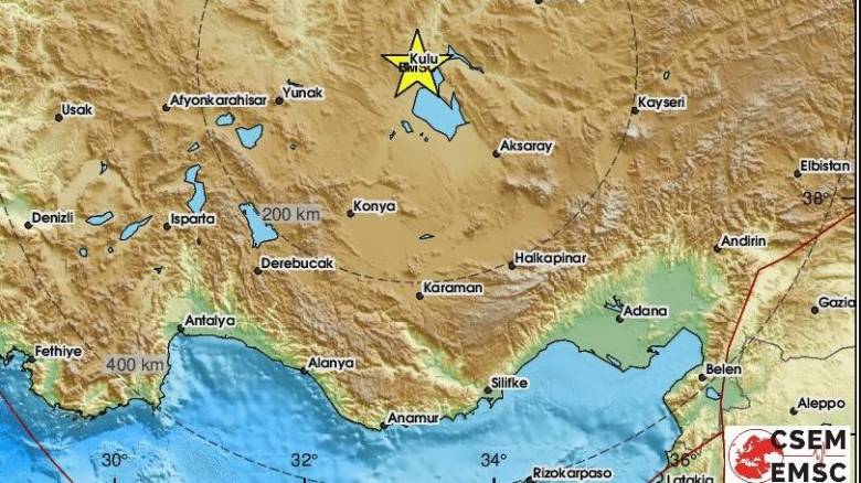 Σεισμός 4,9 Ρίχτερ στην Τουρκία: Εγινε αισθητός στην Άγκυρα