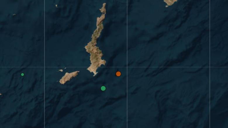 Σεισμός 3,9 Ρίχτερ ανοιχτά της Καρπάθου