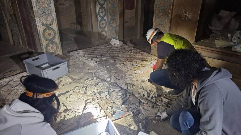 Η απάντηση του υπουργείου Πολιτισμού για την κατάρρευση τοιχογραφίας στην Κνωσό