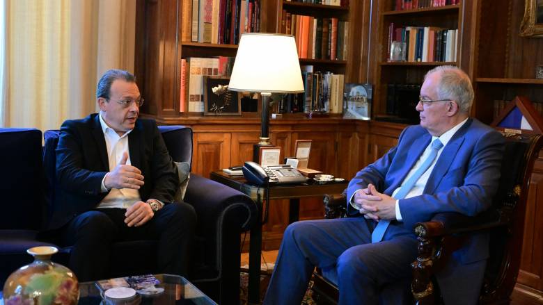 Η Γάζα στο επίκεντρο της συνάντησης Τασούλα και Φάμελλου στο Προεδρικό Μέγαρο