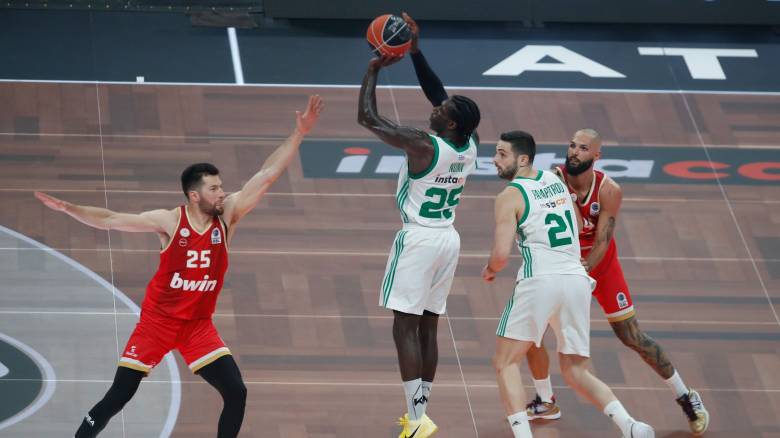 Παναθηναϊκός - Ολυμπιακός 88-99: Οι «ερυθρόλευκοι» έκαναν «break» στο ΟΑΚΑ και το 2-1 στους τελικούς