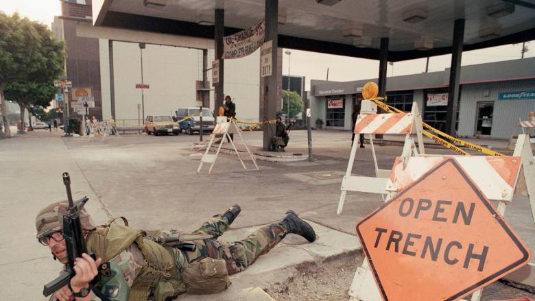 Η πρώτη φορά που «επιστρατεύεται» η Εθνοφρουρά των ΗΠΑ σε διαδηλώσεις από το 1992