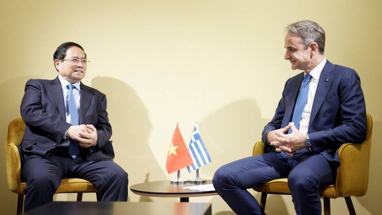 Συνάντηση Μητσοτάκη με τον πρωθυπουργό του Βιετνάμ - «Ευκαιρίες για ενίσχυση των διμερών σχέσεων»