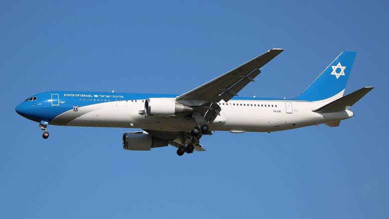 Το προεδρικό αεροσκάφος του Ισραήλ στο FIR Αθηνών