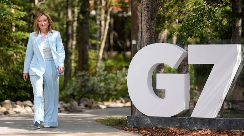 G7: Η Μελόνι εργάζεται για μια κοινή πρωτοβουλία με στόχο την κατάπαυση του πυρός στη Γάζα