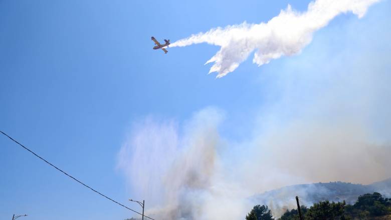 Δράμα: Σε εξέλιξη για δεύτερη ημέρα η φωτιά σε δασική έκταση - Επιχειρούν επίγεια και εναέρια μέσα