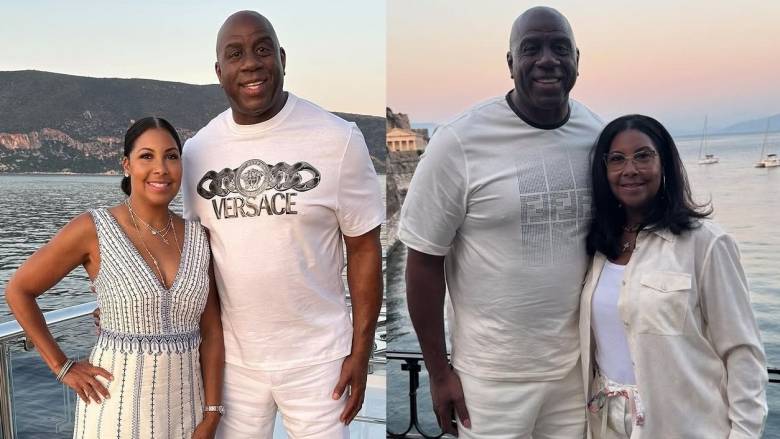 Διακοπές στην Ελλάδα για τον θρύλο του NBA Μάτζικ Τζόνσον - Οι φωτογραφίες στα νησιά του Ιονίου