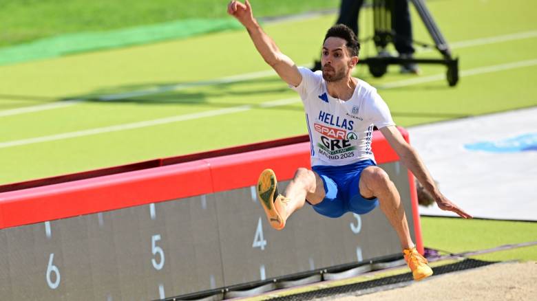 Ο Τεντόγλου έκανε το καλύτερο άλμα στον κόσμο για το 2025 στη Μαδρίτη - «Πέταξε» στα 8.46 μ.