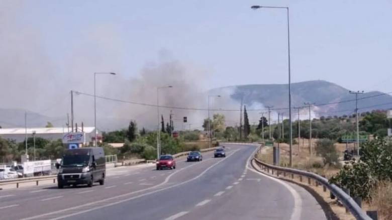 Κυκλοφοριακές ρυθμίσεις στην περιοχή του Κορωπίου λόγω της φωτιάς