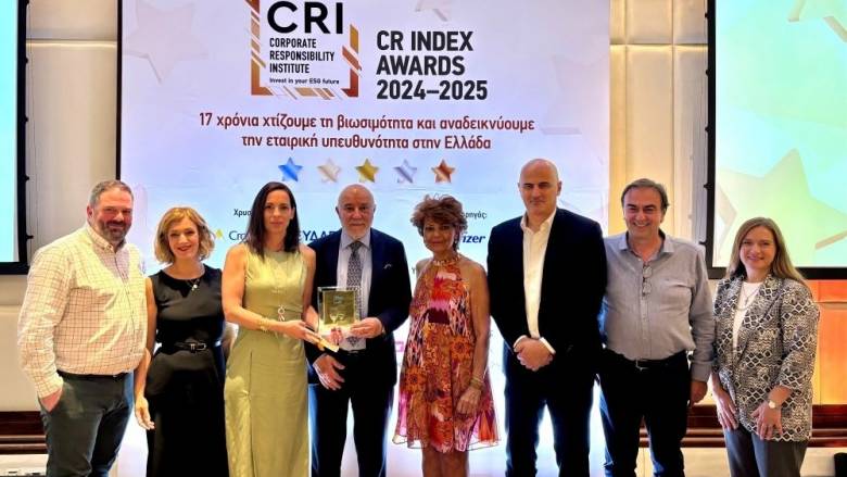 Την ανώτατη διάκριση DIAMOND του Εθνικού Δείκτη Εταιρικής Ευθύνης-CR Index απέσπασε η GENESIS Pharma