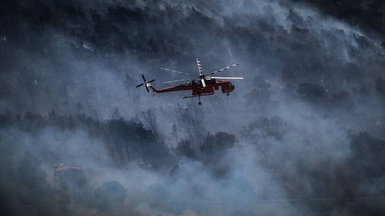 Σε ύφεση η φωτιά στην Εύβοια – Σε επιφυλακή οι Αρχές για αναζωπυρώσεις