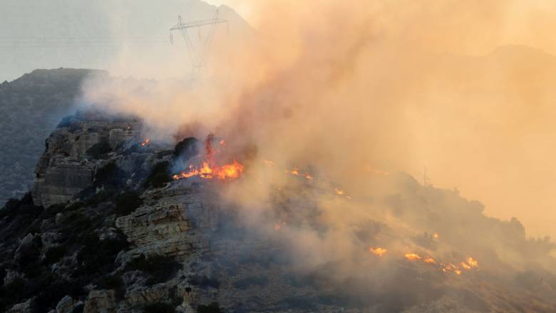 Ιεράπετρα: Δορυφορικές εικόνες αποκαλύπτουν το μέγεθος της καταστροφής από τη μεγάλη φωτιά