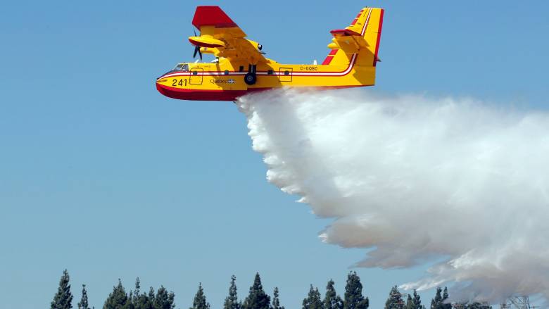 Φωτιά στο Αγριλόβουνο Οιχαλίας στη Μεσσηνία