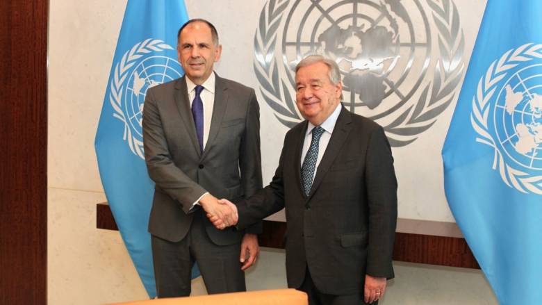 ΟΗΕ: Συνάντηση Γεραπετρίτη - Γκουτέρες στο πλαίσιο της άτυπης συνάντησης για το Κυπριακό