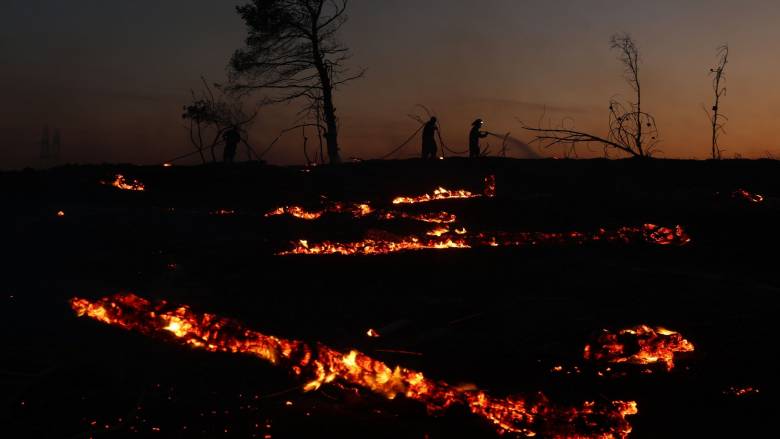 Χωρίς ενεργό μέτωπο πλέον όλες οι πυρκαγιές που είχαν ξεσπάσει από το Σάββατο