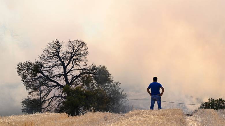 Βελτιωμένη η εικόνα της πυρκαγιάς στην Εύβοια - Συνεχίζεται η μάχη με τις αναζωπυρώσεις