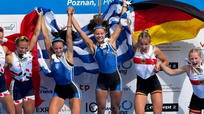 Χρυσό και ασημένιο για την Ελλάδα στο Παγκόσμιο πρωτάθλημα Κωπηλασίας U-23