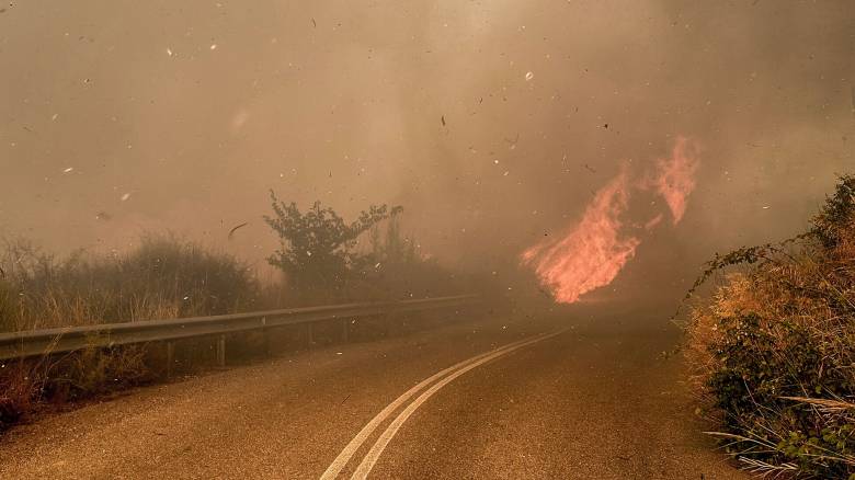 Φωτιά κοντά την Αρχαία Ολυμπία - Μήνυμα από το 112 πήραν κάτοικοι, απεγκλωβίστηκε ένα άτομο