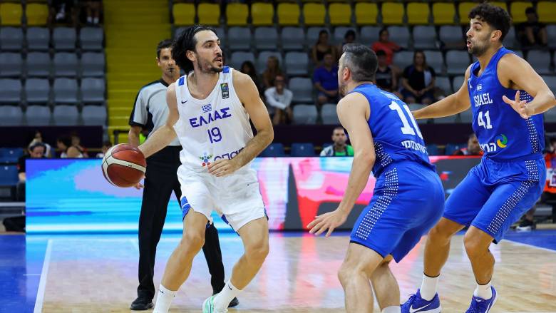 Ελλάδα - Ισραήλ 58-75: Προβλημάτισαν τα «δεύτερα» - Εκτός και οι Μήτογλου, Παπανικολάου