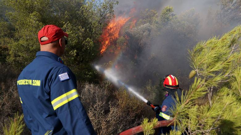Πυρκαγιά στη Βόνιτσα: Σηκώθηκαν πέντε αεροσκάφη